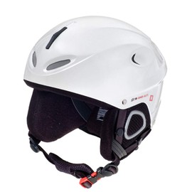 rueger-helmets RW-640 with Speaker, Ski Helmet, Snowboard Helmet, Skiing, Mountaineering, Size: XS (53-54), Colour: Matt White
