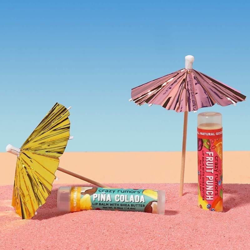 Crazy Rumors Fruit Punch Soothing Lip Balm Stick for Dry