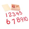 Adena Montessori Cut-Out Numeral and Counters