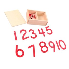 Adena Montessori Cut-Out Numeral and Counters