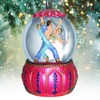 Mini Christmas Snow Globe Featuring an Arabian Nutcracker Ballerina Couple