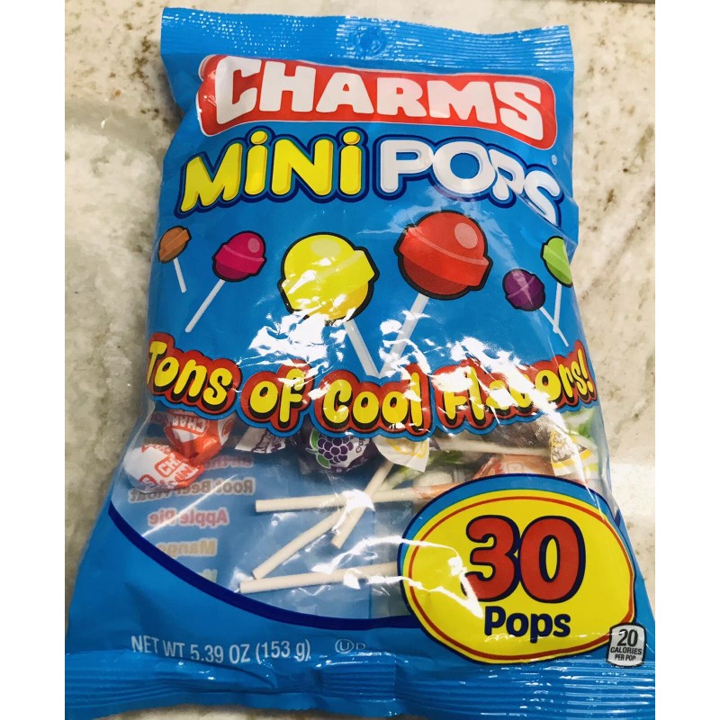 Charms Tons of Cool Flavors 30 Mini Pops:5.39oz/15