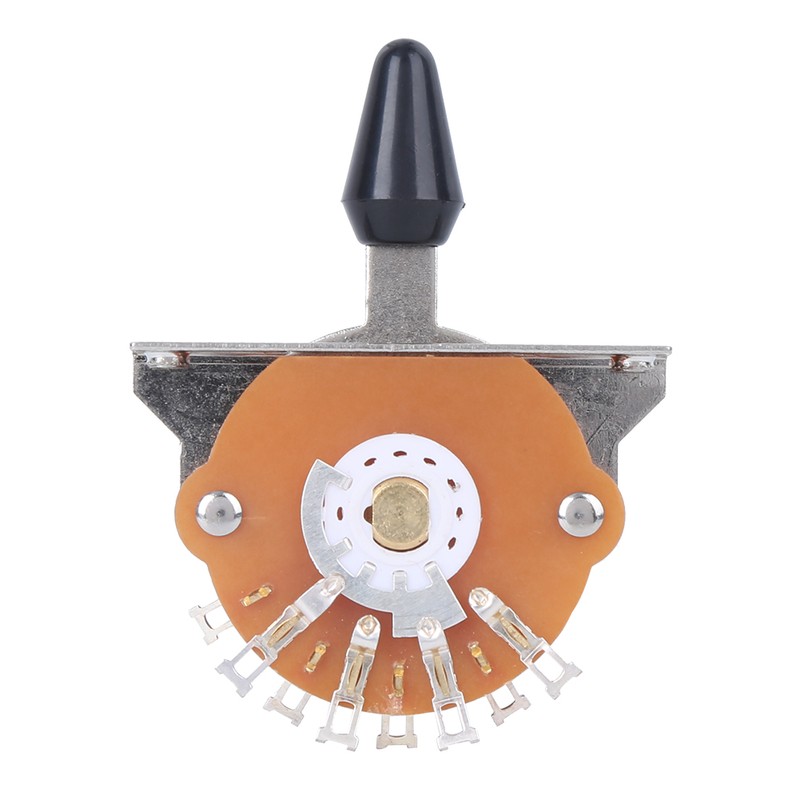 5-Way Electric Guitar Switch Metal Plastic with Screws Musical Instrument