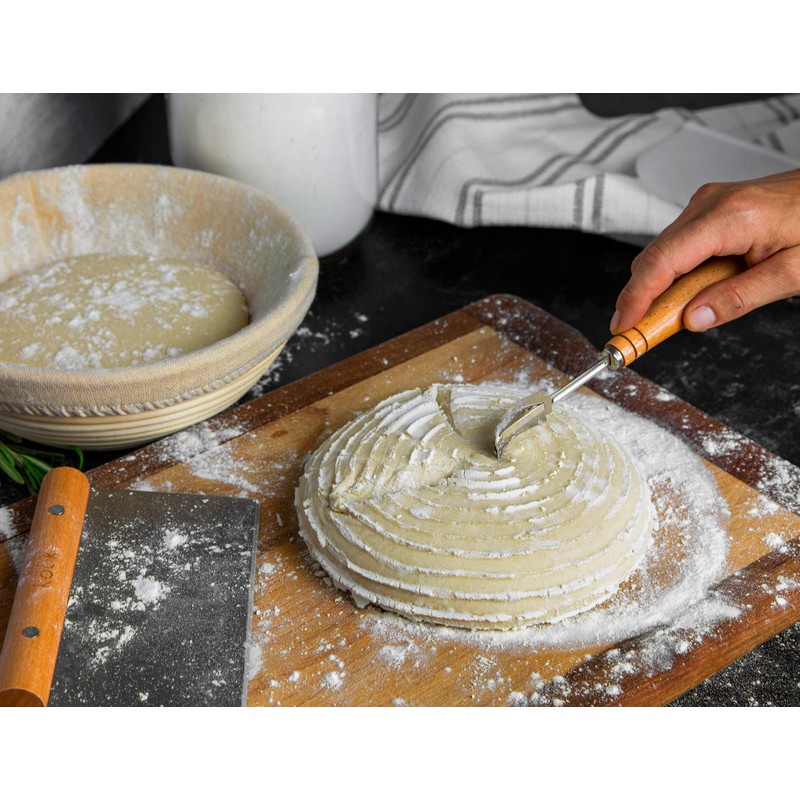 Kook Proofing Set, Sourdough Bread, 2 Rattan 9 Inch Banneton