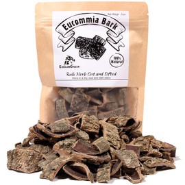 EidolonGreen [China Medicinal Herb]Organic Eucommia Bark, Natural Wild-Crafted Eucommia Ulmoides (Du Zhong/杜仲/두충) Dried Bulk Herbs 3 Oz (88g)