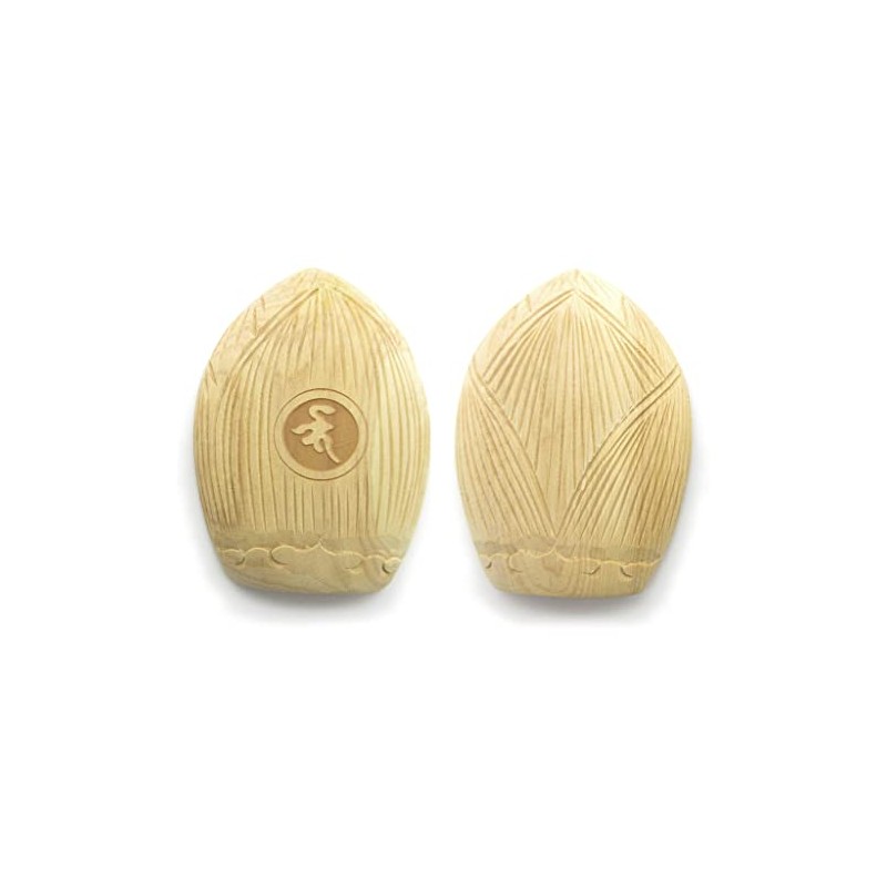 木彫 of Buddhist Buddha/Buddha 香合 薬師如来 Tsuge