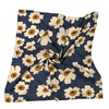 Shanlin - Bandanas unisex de algodón floral, 22 x 22