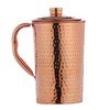 HealthGoodsAU - Pure Copper Hammered Water Jug (Pitcher) with Lid