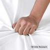 Flax linen like 240 GSM heavy, wide fabric shower curtain