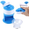 Manual Ice Shaver Crusher Shredding Snow Cone Maker Machine Create