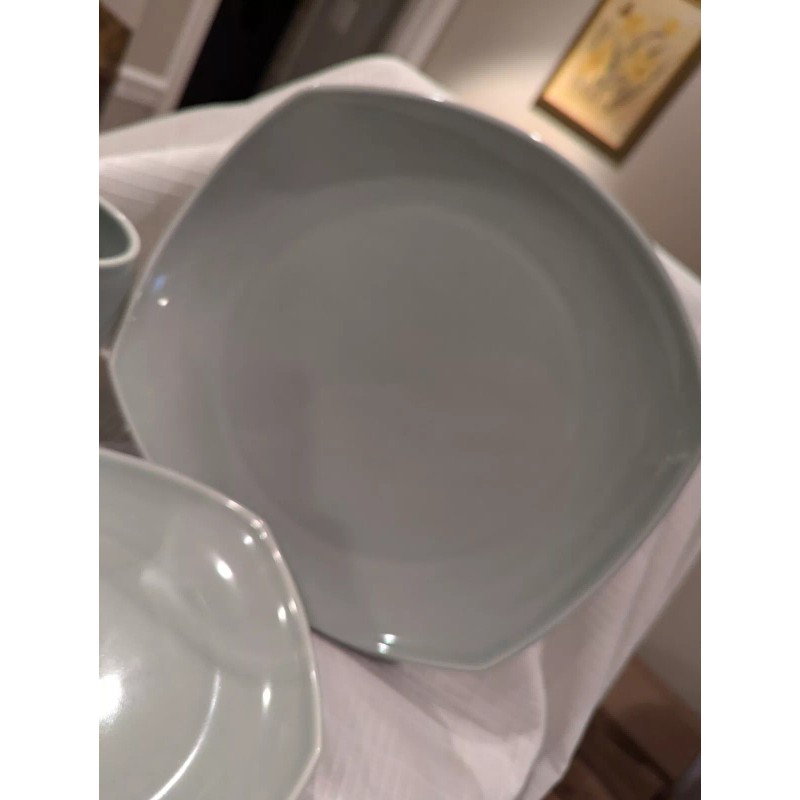 Dansk Classic Fjord DANSK 4pc Place Setting SAGE GREEN Plate