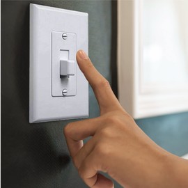 TayMac 2570W Masque 1-Gang Device Cover-Up Wallplate, 1-Pack, White