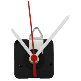 MC POWER - Quarzuhrwerk | CQ-5001 | inkl. 1x Kunststoff-Zeigersatz, lautlos, schleichend | flexibel einsetzbar. kann vorhandes Uhrwerk ersetzen oder für die kreative Gestaltung eigener Ziffernblätter verwendet werden | perfekt zum basteln