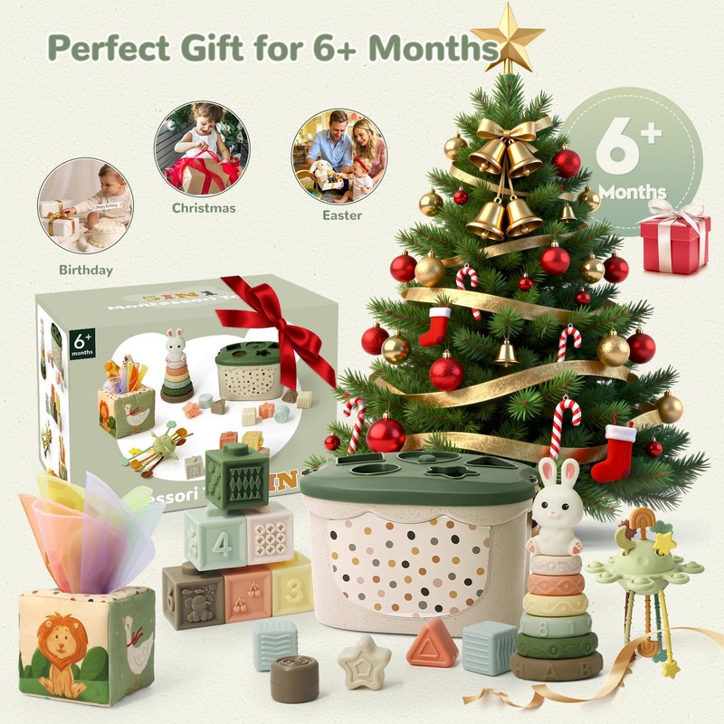 Baby Toys for 6 to 12 Months, Montessori Toys for