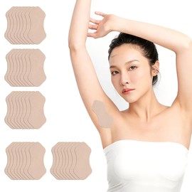 Underarm Sweat Pads, 50 Sheets, Fade Resistant, Smudge-Prevention, For Underarm Sweat, Unscented, Moisture Absorption, Quick Drying, Heat Protection, Use on Bottom of Feet and Underarms, Easy to Apply