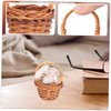 Alipis 6pcs Mini Shopping Basket Little Miniature Basket Storage Mini