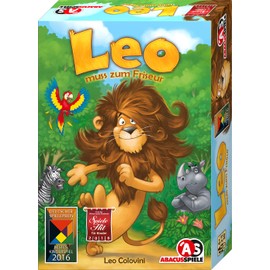 ABACUSSPIELE 04161 LEO muss zum Friseur (LEO has to go to the hairdresser’s), children's educational game (English language not guaranteed)