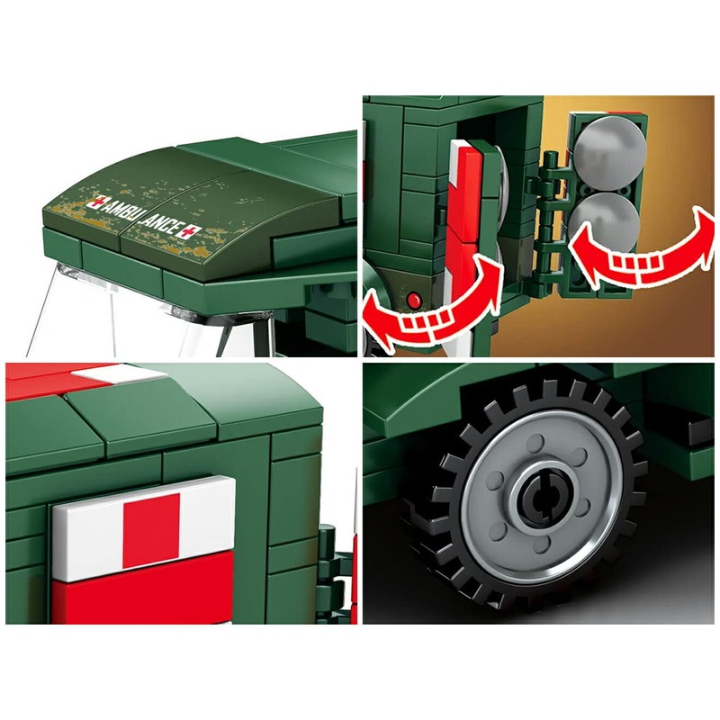 AFM T214-WC54 Field Ambulance 262Blocks