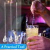 Set of 5 Bar Spoons, Stirrer, Long Cocktail Stirrer, Gin