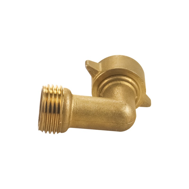2 Pack 90 Degree Garden Hose Elbow, 3/4'' Brass Garden