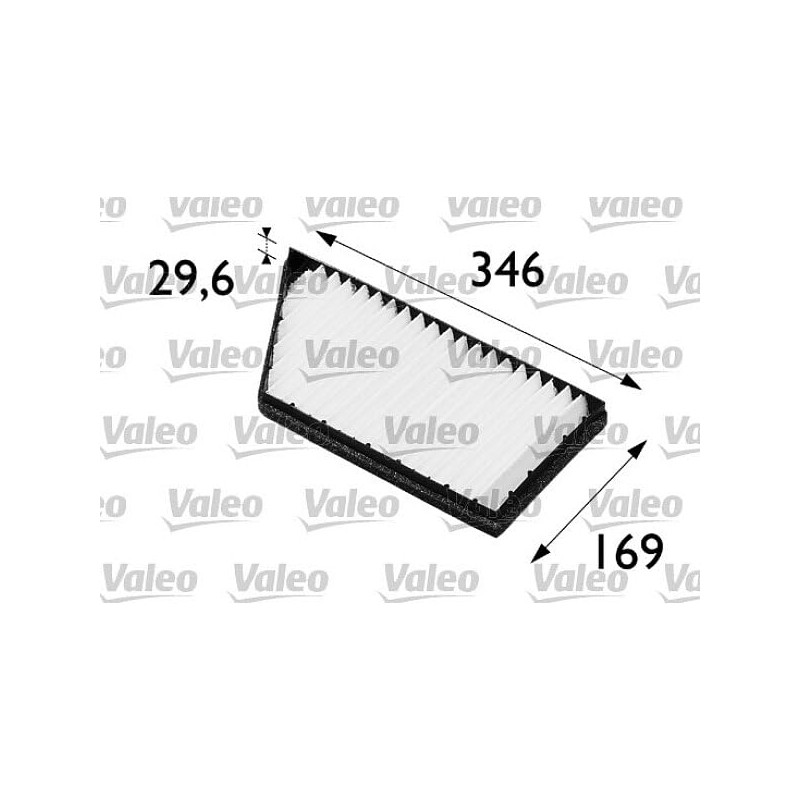 VALEO 698488 Filter, Innenraumluft ESSENTIAL Partikelfilter (Pollenfilter) Schutz vor Pollen,
