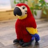 ISAKEN Cuddly Toy Parrot Toy Cute Parrot Plush Toy Animal