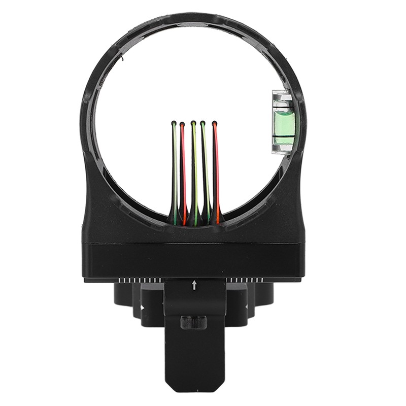 Compound 5 Pin Bow Sight with Adjustable Spirit Level Archery