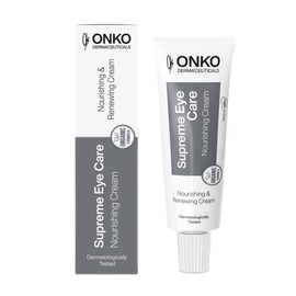 ONKO DERMA'CEUTICALS Nourishing Eye Cream, Hyaluronic Acid, Retinol, Moisturizer, Spot Treatment, Glow Serum for Correcting Dark Spots, Cleanser for 15 ml