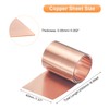 sourcing map Copper Sheet Roll 2000mm x 40mm x 0.05mm,