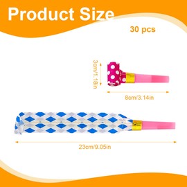 XPEX Pack of 30 colourful children's birthday party flours, children's toys, children's toys for parties, birthday parties, festive occasions, b