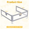 omzer Bed Rail for Toddlers - 3 Sides Safety Baby