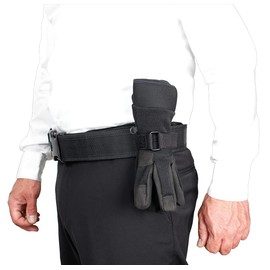 tee-uu Straight Glove Holder for Police Security Gloves on Belt Belt Holster for Gloves