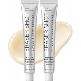 Glycolic Acid Booster Face Serum with AHA BHA, Pore Care & Texture Refining Smooth, Clear-Looking Pores Minimizer, Smooths Uneven Skin Tone, Lightweight, Non-Greasy for Acne-Prone Skin, Daily Care
