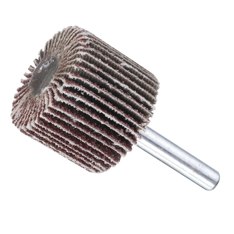 sourcing map 1.2 Inch Flap Wheels Shank Mounted Sanding Disc