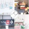 Drop Prevention Wire Hanging Hooks, Set of 2, Picture Rail,