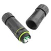 QIANRENON LC to LC Duplex Fiber Optic Waterproof Connector Coupler