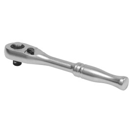 Sealey Premier 1/4" Sq Drive 90-Tooth Ratchet Wrench Flip Reverse, Quick Release, Micro Satin – Premier Platinum -AK7930