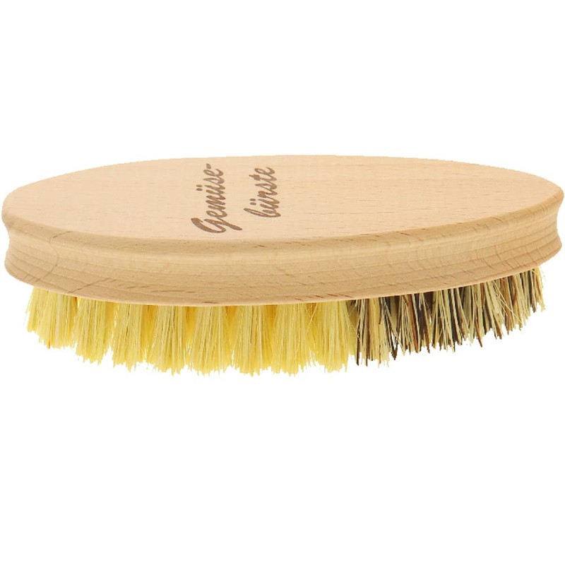 Vegetable brush, brush made of wood and Fibre