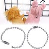 [ESBAET] 100pcs Ball Chain with Connector Chain Keychain Bead Material