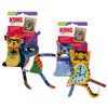 KONG Artz Cats - Crackling Cat Toys with Catnip, Ribbon