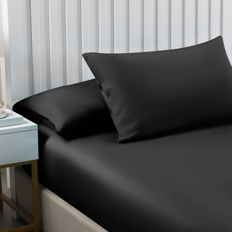 Moonlight Bedding Single Fitted Sheet - 25cm Deep Pockets Elastic
