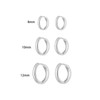 Earrings 925 Silver Hoop Earrings Small Women, 3 Pairs Earrings