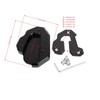 Worldmotop Motorcycle Kickstand Pad Enlarger Extension Side Stand Plate Pad