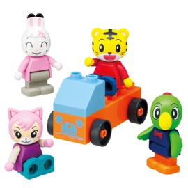 BANDAI Shimajiro Action Block Series Doll Block Set
