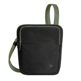 Travelon Unisex's Anti-Theft The Voyages Slim Crossbody, Black, 10" W x 11" H x 2.5" D