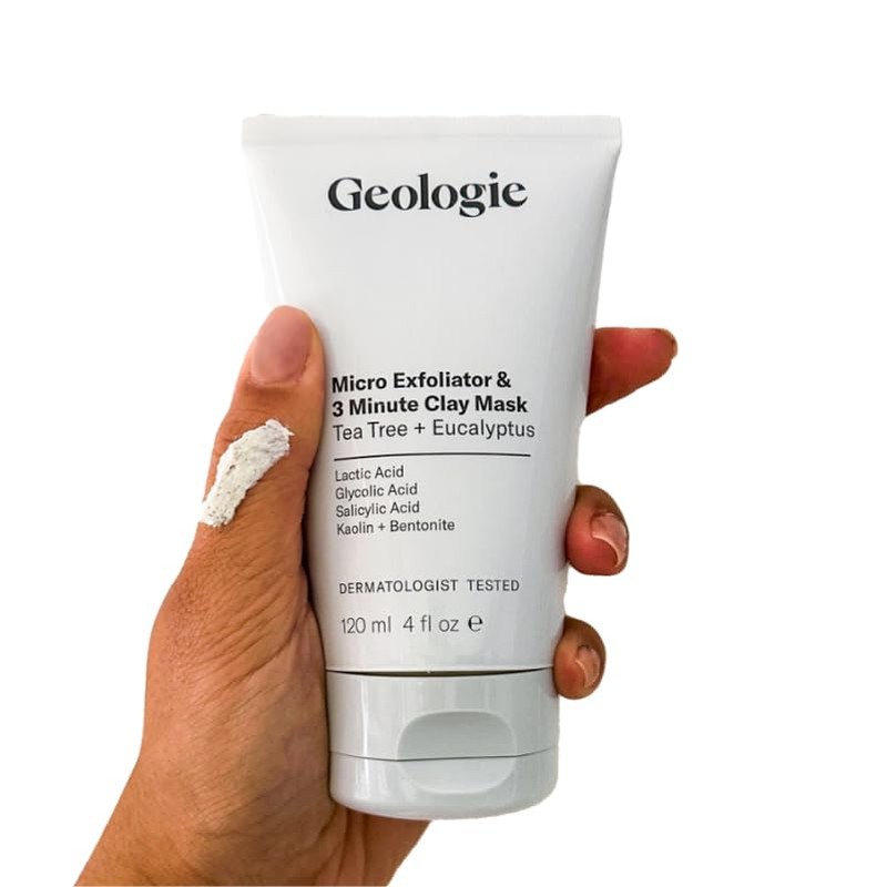 Geologie Lingtoolator icro Exfoliator & 3 Minute Clay Mask |