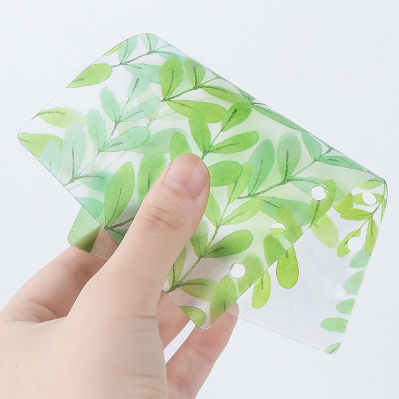CLKE 6 Pieces A5 Plastic Dividers Dividers 6 Holes Dividers
