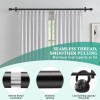 Taoberfuli Extra Long Curtain Rods for Windows 120 to 240
