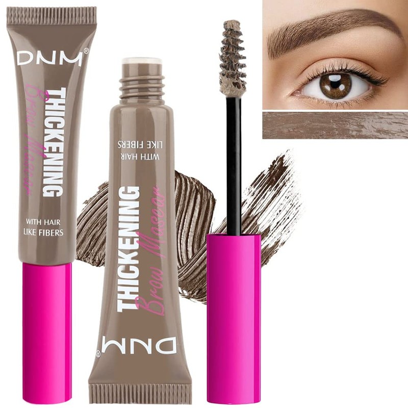 BINGBRUSH Mascara Tintada Engrosante para Cejas, Brow Fast Sculpt, Impermeable,