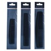 Mibella Haarkamm-Set, 3-teilig, Damen-, Herren- und Taschenkamm, Schwarz, Professionelle Haarpflege